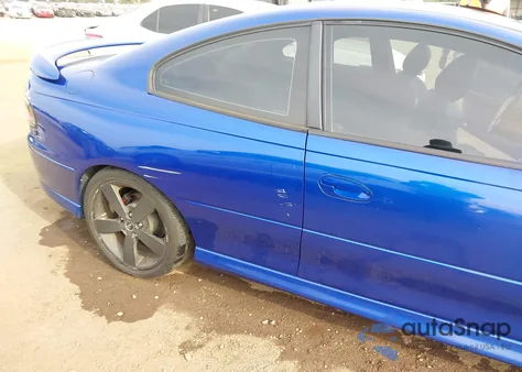 2006 Pontiac Gto from USA, damaged, VIN 6G2VX12U06L550000